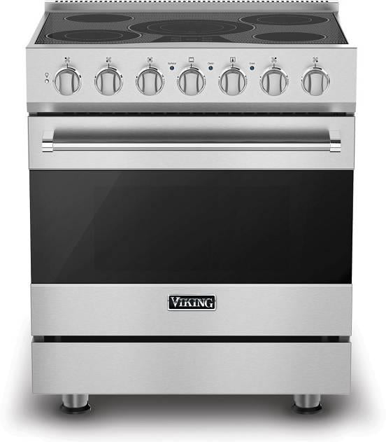 Viking 3 Series '24 30" 4.7 c.f 5 element Self-Clean Electric Range RVER33015BSS
