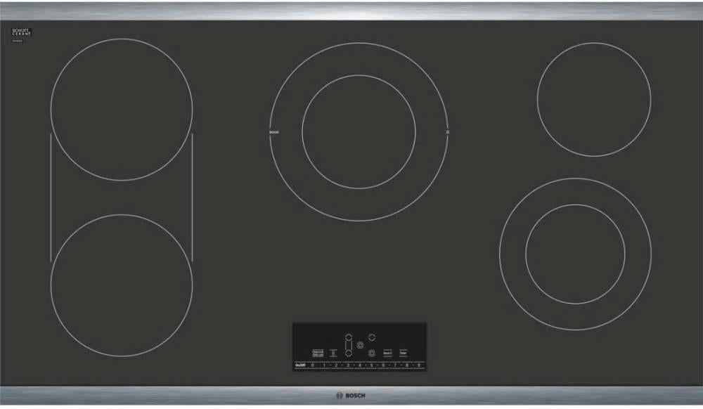 Bosch 800 Series 36 Black Electric Cooktop