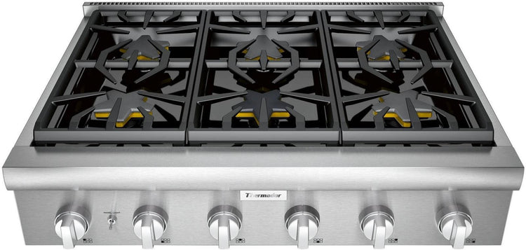 Thermador Professional Series PCG366W 36" 6 Burners Stainelss Steel Gas Rangetop