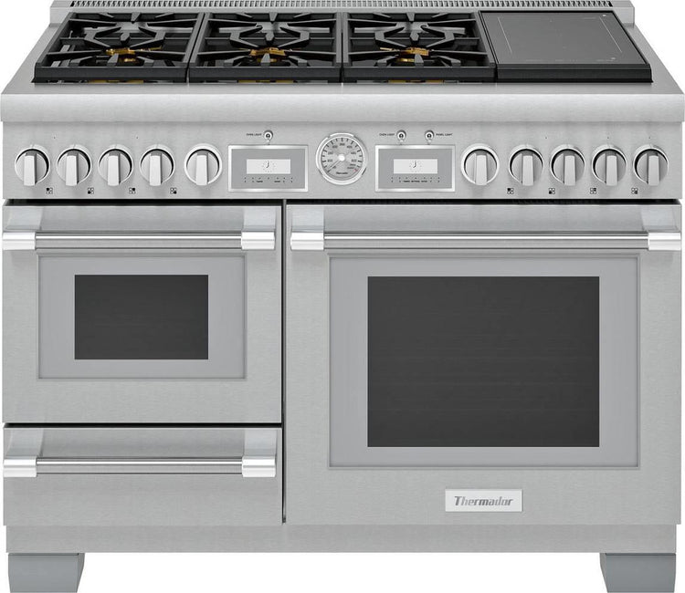 Thermador 48" Pro Grand Professional Stainless Smart Dual Fuel Range PRD48WISGU