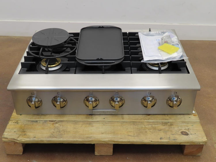 NIB Electrolux ICON Professional E36GC76PRS 36" Pro-Style Rangetop With Griddle