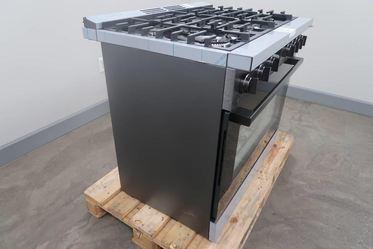 Bosch 800 Series 36" 6 Sealed Burner Black Stainless Duel Fuel Range HDS8645U