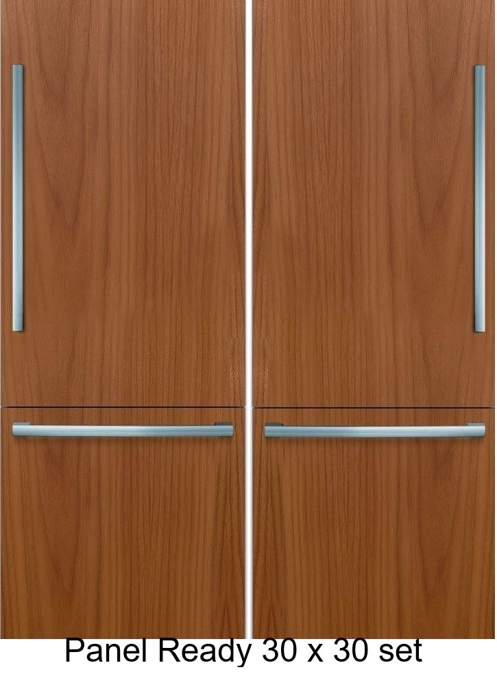 *Bosch Benchmark 30" Built-In Panel R Bottom Mount Refrigerator B30IB900SP x 2