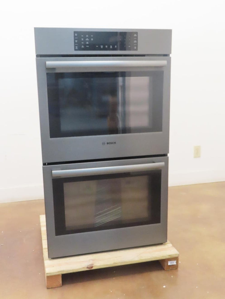 Bosch 800 Series HBL8642UC 30" Black Stainless Double Electric Wall Oven