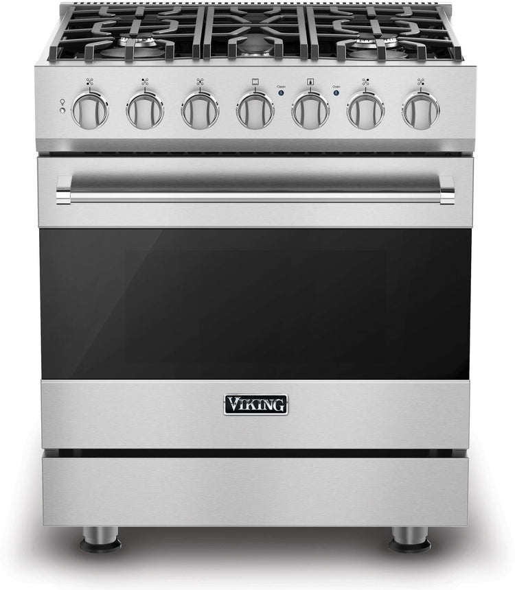 Viking 3 Series RVGR33025BSS 30" 5 Burners Freestanding Gas Range 2025 Model