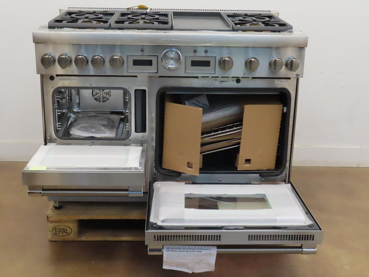 Thermador Pro Grand PRD48WDSGU 48" Home Connect Dual Fuel Range 2 year Warranty