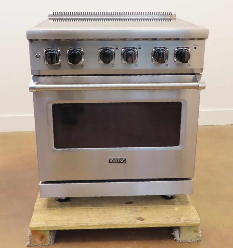 Viking 5 Series VER53014BSS 30 in 4.7 cu.ft S. Steel Freestanding Electric Range