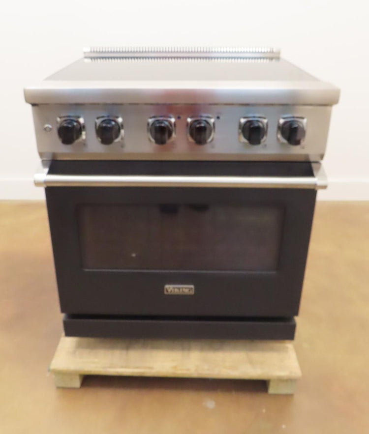 Viking 5 Series VIR53024BCS 30 Inch Freestanding Induction Cast Black Range
