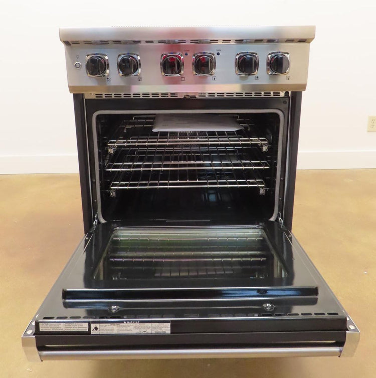 Viking 5 Series VIR53024BCS 30 Inch Freestanding Induction Cast Black Range