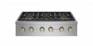 Monogram Statement Series ZGU366NT2SS 36 Inch Slide-In Professional Gas Rangetop