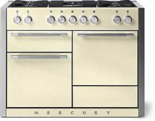 AGA Mercury AMC48DFOYS 48" Freestanding Dual Fuel Ivory Range