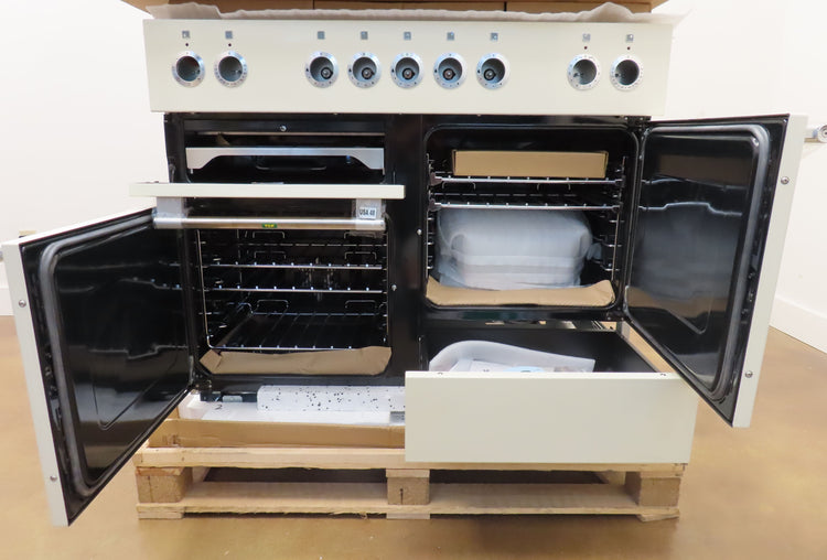 AGA Mercury AMC48DFOYS 48" Freestanding Dual Fuel Ivory Range