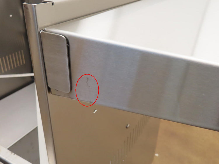 Cart with Front Storage Access Doors for a Lynx L30TRFLP Grill