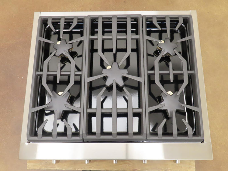 Thermador Professional Series PCG305W 30" Gas Rangetop 5 Pedestal Star®Burners