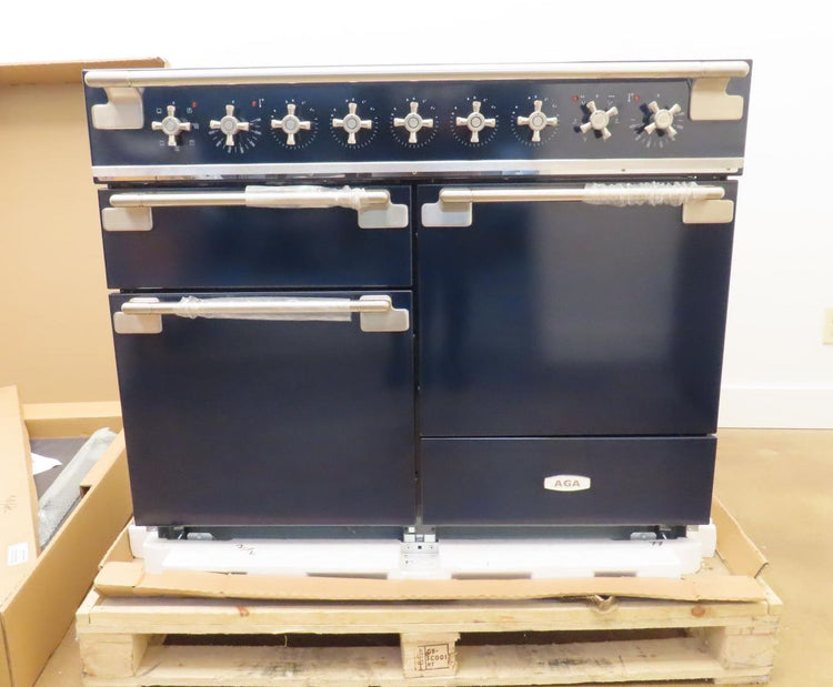 AGA Elise AEL481ININD 48" Freestanding Induction Indigo Range Triple Oven