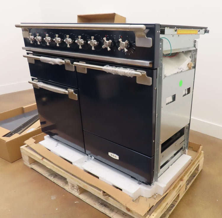 AGA Elise AEL481ININD 48" Freestanding Induction Indigo Range Triple Oven