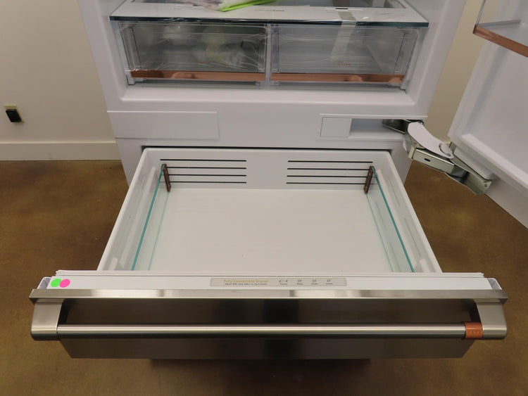 Cafe CIC36RP2VS1 36 Inch Built-In Smart Bottom Freezer Refrigerator