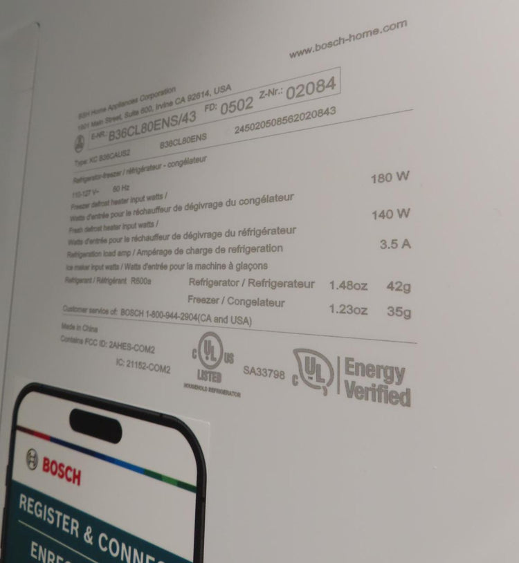 Bosch 800 Series B36CL80ENS 36" Counter Door French Door Refrigerator Images