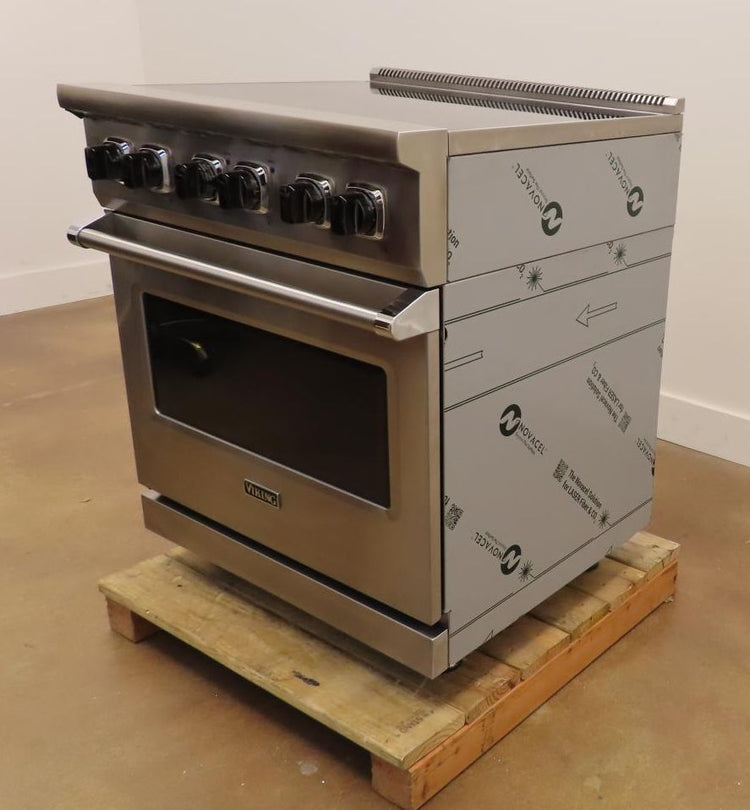 Viking 5 VIR Series VIR53024BSS 30 Inch Freestanding Induction Range