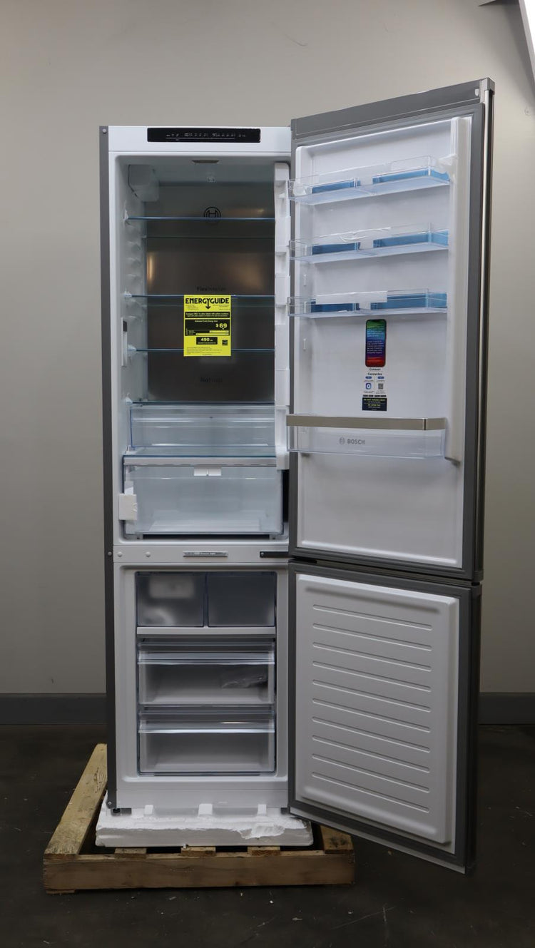 Bosch 800 Series 24" Freestanding Bottom Freezer Smart Refrigerator B24CB80ESS