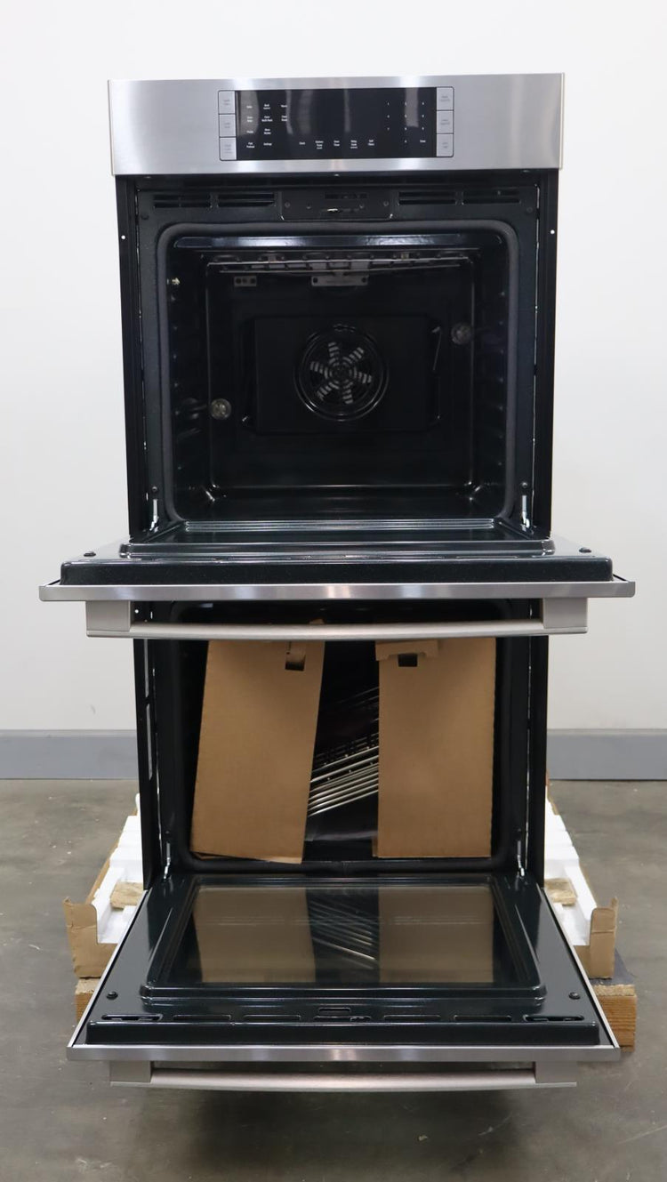 Bosch 800 Series 27" Stainless 12 Modes Double Electric Wall Oven HBN8651UC