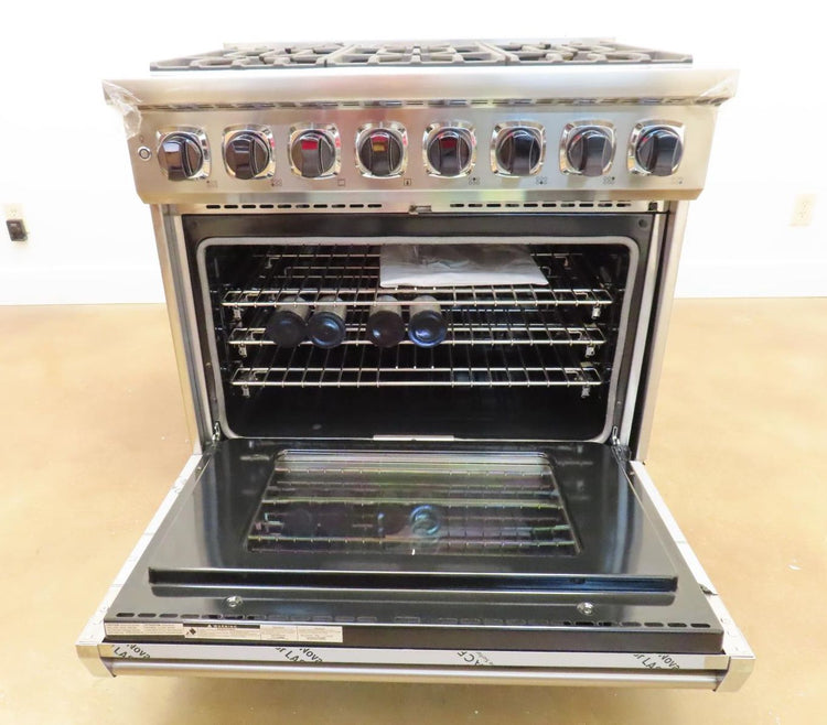 Viking 7 Series VDR73626BSSLP 36 Inch Pro-Style Dual-Fuel Range 2024 Model