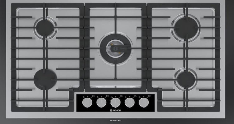 Bosch Benchmark Series NGMP659UC 36" Stainless S. Gas Cooktop Full Warranty