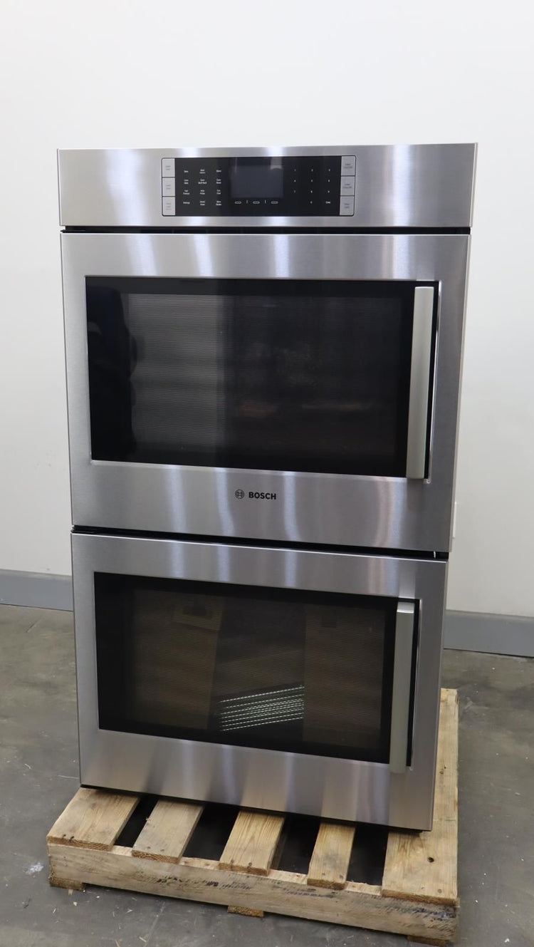 Bosch Benchmark 30" 4.6 cu.ft 14 Mode SS Double Electric Wall Oven HBLP651LUC
