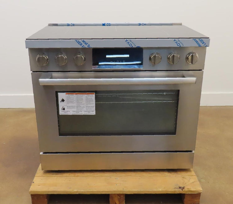 Bosch 800 Series HIS8655U 36 In Slide-In Induction Stainless Range Full Warranty