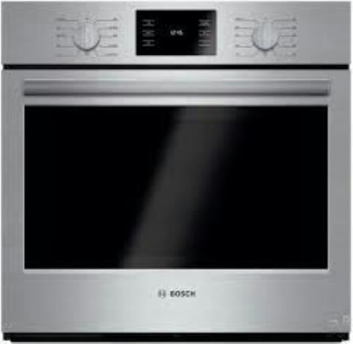Bosch 500 30" 4.6 cu.ft SS European Convection Electric Wall Oven HBL5451UC