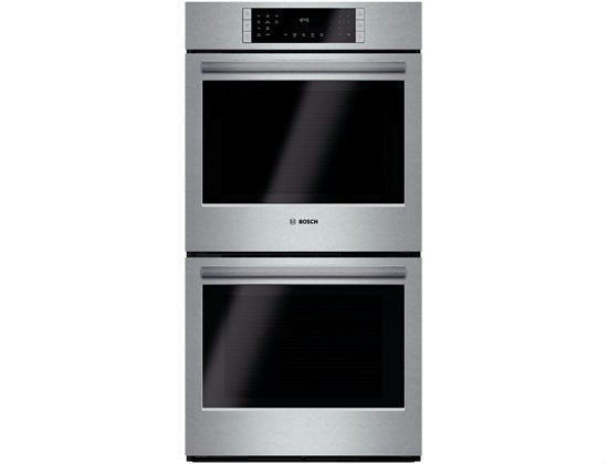 Bosch 800 Series 27" Stainless Double Electric Wall Oven HBN8651UC EXLNT