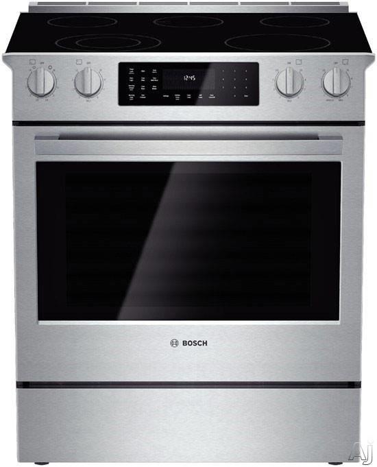 Bosch 800 30" 5 Elements 11 Modes Slide-in Smoothtop Electric Range HEI8054U IM