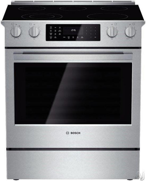 Bosch 800 30 in 5 Elements 11 Modes Slidein Smoothtop Electric Range HEI8054U IG