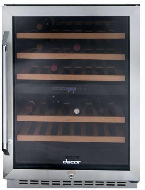 Dacor Renaissance 24 Inch 46-Bottle Capacity Built-in Wine Cooler RNF242WCR
