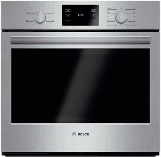 Bosch 500 30" 4.6 Cu Ft Convectional Thermal Single Electric Wall Oven HBL5351UC