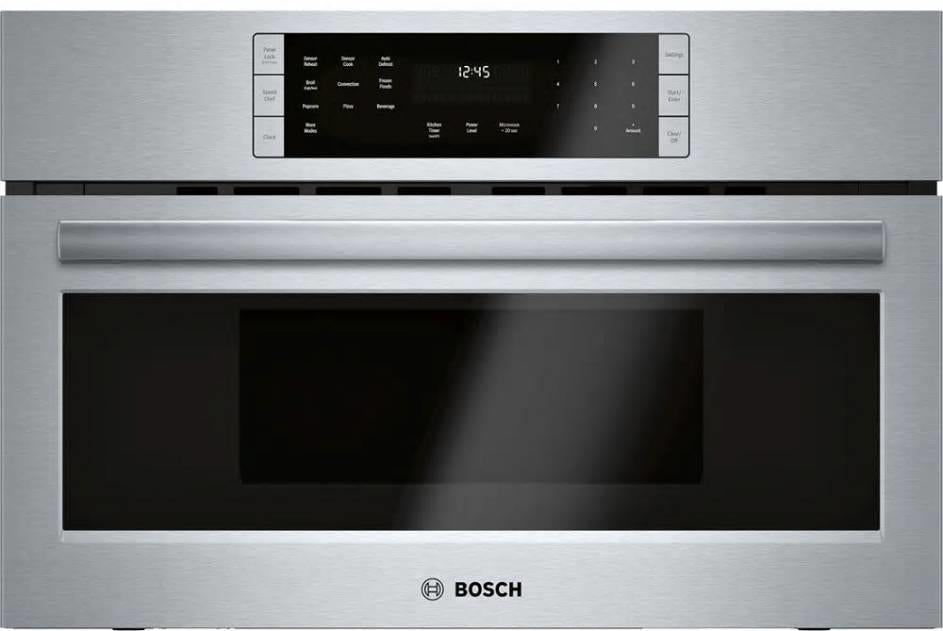 Bosch 800 Series 27" AutoDefrost Speed Convection Oven HMC87152UC ExcellentFront