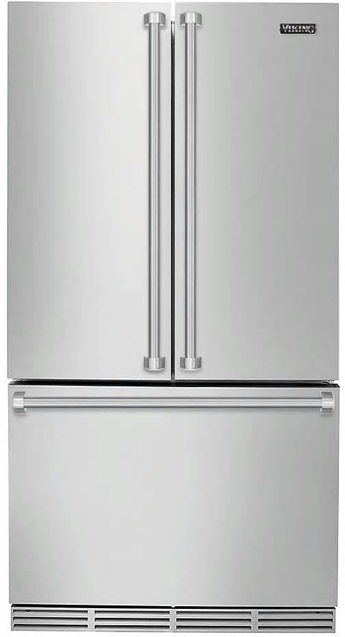 Viking 3 Series '15 36" Stainelss 22.1 Cu.Ft French Door Refrigerator *RVRF336SS