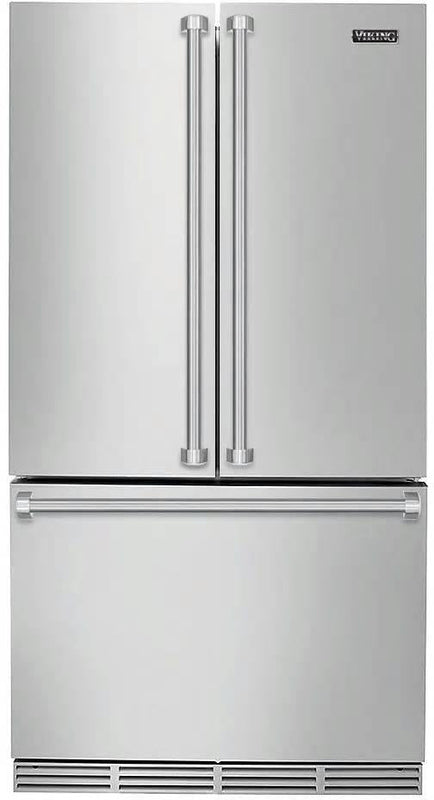 Viking 3 Series RVRF336SS 36 Inch Counter Depth French Door Refrigerator S.S