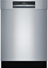Bosch 800 Series 24 in 42 dBA Home Connect Semi-Integrated Dishwasher SHEM78WH5N
