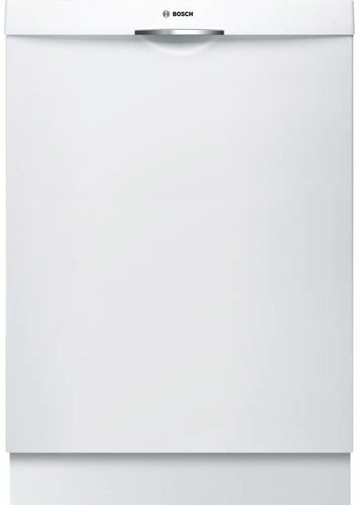 Bosch 300 Series White 24" 44dbA 3rd Rack Integrated Dishwasher SHSM63W52N