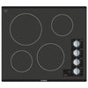 BOSCH 500 Series 24" Framless Control Black Glass Electric Cooktop NEM5466UC IMG