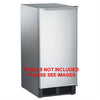 Scotsman DCE33A1SSD 15" 30 lbs Gravity Drain Under Counter Panel R. Ice Maker