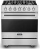 Viking 3 Series 2024 30" 5 Burner SS Freestanding Dual Fuel Range RVDR33025BSS