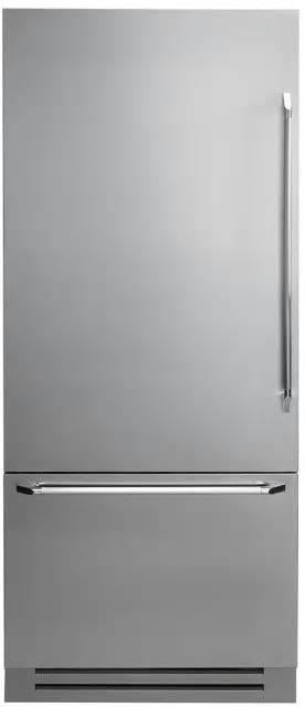 Dacor Discovery 36 Inch 19.3 cu. ft Fully Integrated Bottom-Freezer DYF36BFBSL