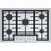 Bosch 800 Series 30" 5 Sealed Burner OptiSim Burner LED SS Gas Cooktop NGM8056UC