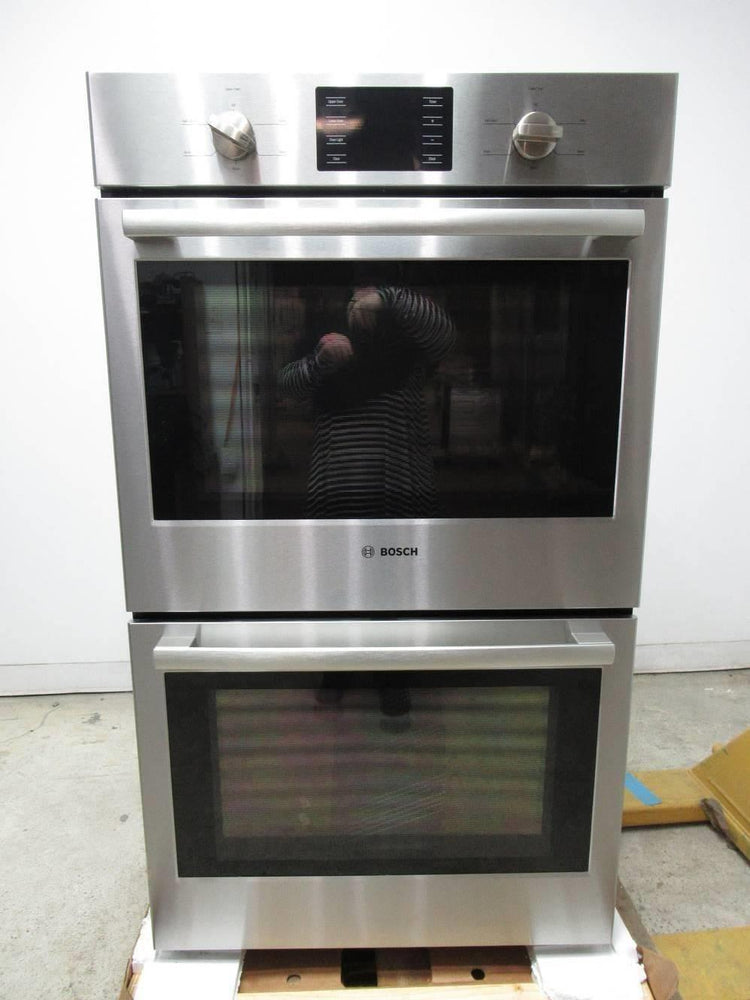 Bosch 500 30" SS EcoClean Double Thermal cooking Wall Oven HBL5551UC EXLNT