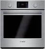 Bosch 500 Series 27" Single Electric Wall Oven HBN5451UC & Microwave HMB57152UC