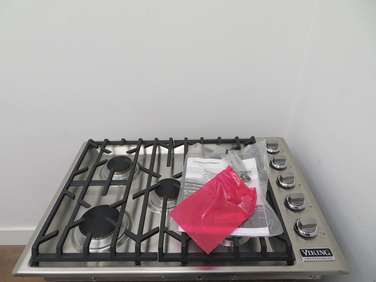 Viking Professional 5 Series VGSU5305BSSNG 30" Gas Cooktop 18000 BTU PowerBurner
