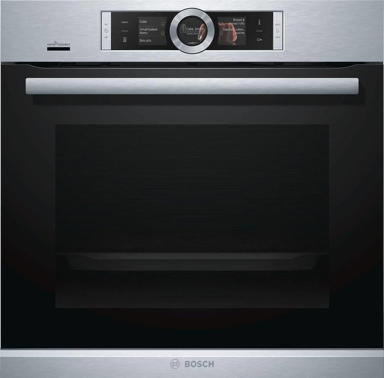 Bosch 500 Series 24" SS Home Connect WiFi Single Electric Wall Oven HBE5452UC