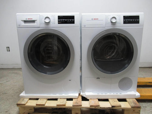 Bosch 500 Series WHT Front Load 15 Progam Washer + Dryer WAT28401UC / WTG86401UC